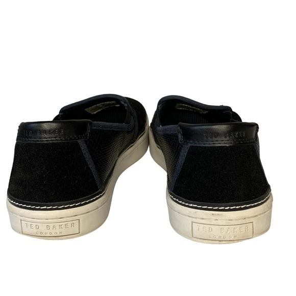 Ted Baker of‎ London Teutra 2 navy suede slip on sneaker.  Size 11 - Picture 5 of 8